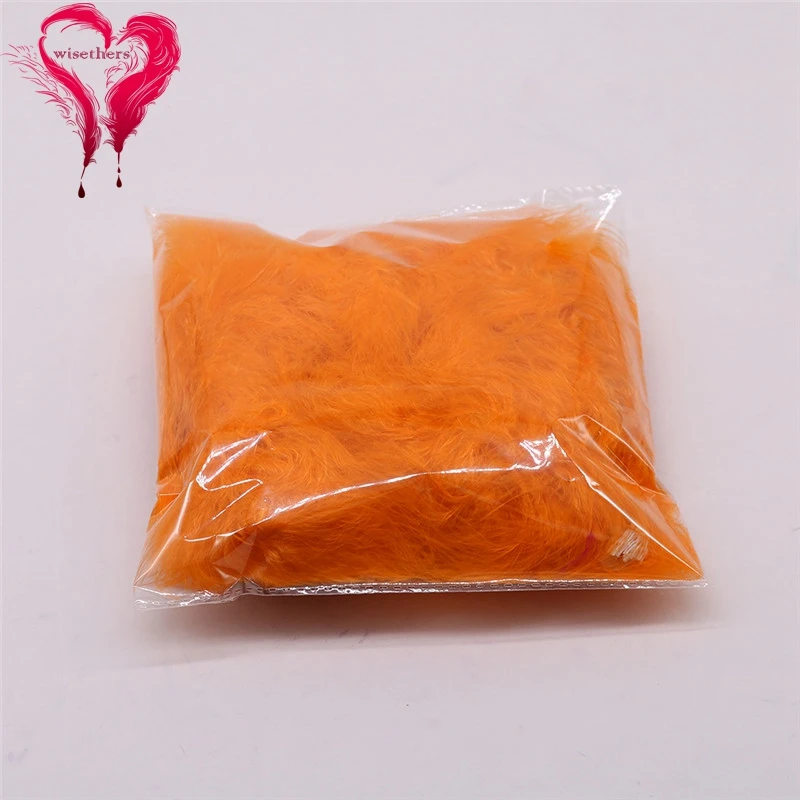 orange marabou feather boa 4