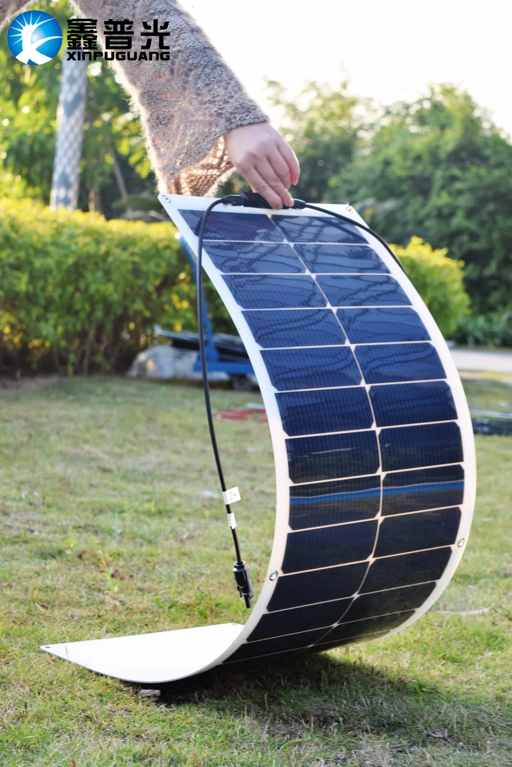 

18v 50w Solar module flexible solar panel High efficiency monocrystalline silicon cell for 12v battery RV yacht charge