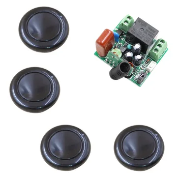 

Wireless Remote Control Switch System RF Remote Switch AC220V Mini Relay Receiver Transmitter For Light Lamp Motor Learning Code