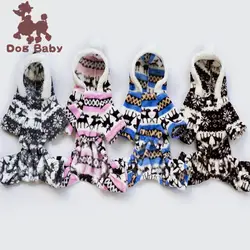 Мягкая флисовая одежда для собак со снежинками, костюм йоркширского чихуахуа, одежда для домашних животных