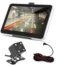 7-дюймовый автомобильный gps навигации Bluetooth AV-IN обратный Камера 4 светодиодный Ночное ВИДЕНИЕ CCD камера заднего вида Камера для парковочной системы