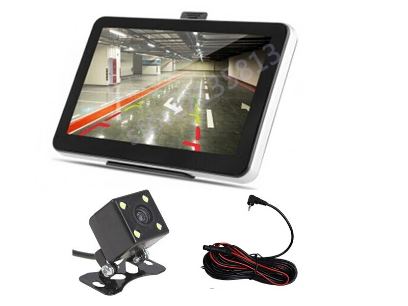 7-дюймовый автомобильный gps-навигатор, Bluetooth, камера заднего вида, 4 светодиода, ночное видение, CCD, камера заднего вида, парковочный монитор 7-дюймовый автомобильный gps-навигатор, Bluetooth, камера заднего вида, 4 светодиода, ночное видение, CCD, камера заднего вида, парковочный монитор