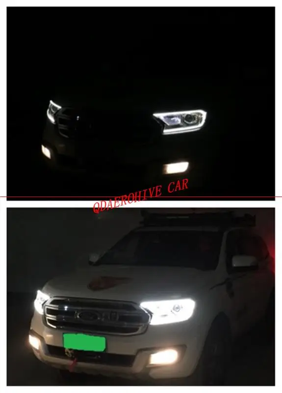 Светодиодсветильник передняя фара QDAEROHIVE для FORD RANGER T6 WILDTRAK ABS 2015 2017|Абажуры| |
