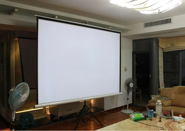 100inch 4x3 tripod projection screen title pic 29