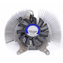 K60 3Pin Тихая видеокарта Охлаждающие вентиляторы компьютер настольный пористая Видеокарта радиатор ПК кулер