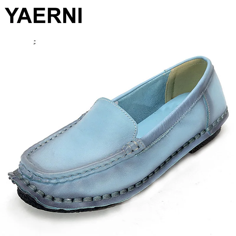 womens casual leather loafers