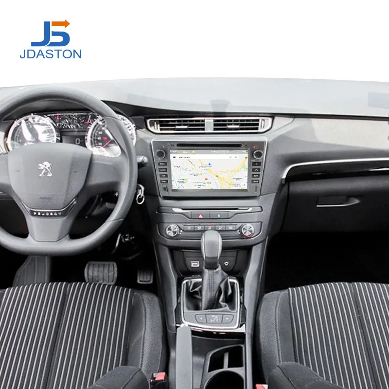 Top JDASTON Android 9.0 Car DVD Player For PEUGEOT 408/308/308SW WIFI Multimedia GPS Navigation 2 Din Car Radio 4GB RAM Stereo Audio 5