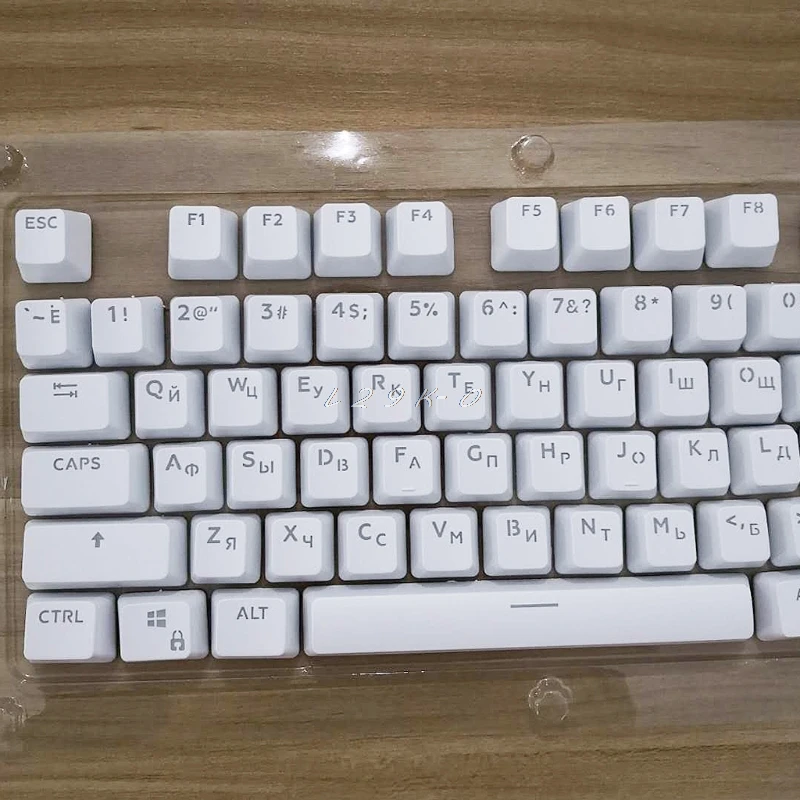 104 клавиш крышка s ABS русский/PBT английский Languag ключ крышка s разнообразие для Cherry MX механическая клавиатура Клавишные переключатели