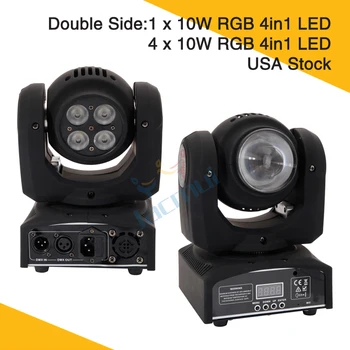 

Ready Stock Fast Delivery DJ Equipment Disco 100W LED Double Side Moving Head Mini Stage Light Pro Audio Lighting