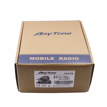 Anytone at-778uv dual band transceiver mini mobile radio vhf:136-174 uhf:400-480mhz two way and amateur radio walkie talkie ham