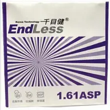 Индекс 1,61 супер тонкие линзы асферические линзы Асферические рецептурные линзы анти-ультрафиолетовое излучение для близорукости и пресбиопии