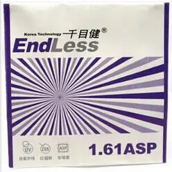 

index 1.61 super thin single vision lenses ASPHERIC prescription lenses anti ultraviolet radiation for myopia and presbyopia