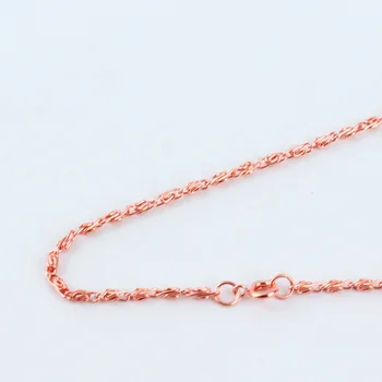 

Iron Metal Links With Round Clasp Jump Circle 16-40" Free Nickel 9 Colors 2mm/3mm Wide Twisted Curb Necklace Chains