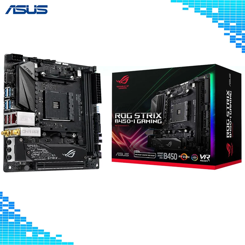 

Asus ROG STRIX B450-I GAMING Motherboard AMD B450 socket AM4 17.0x17.0cm Mini-ITX E-Sports player Motherboard