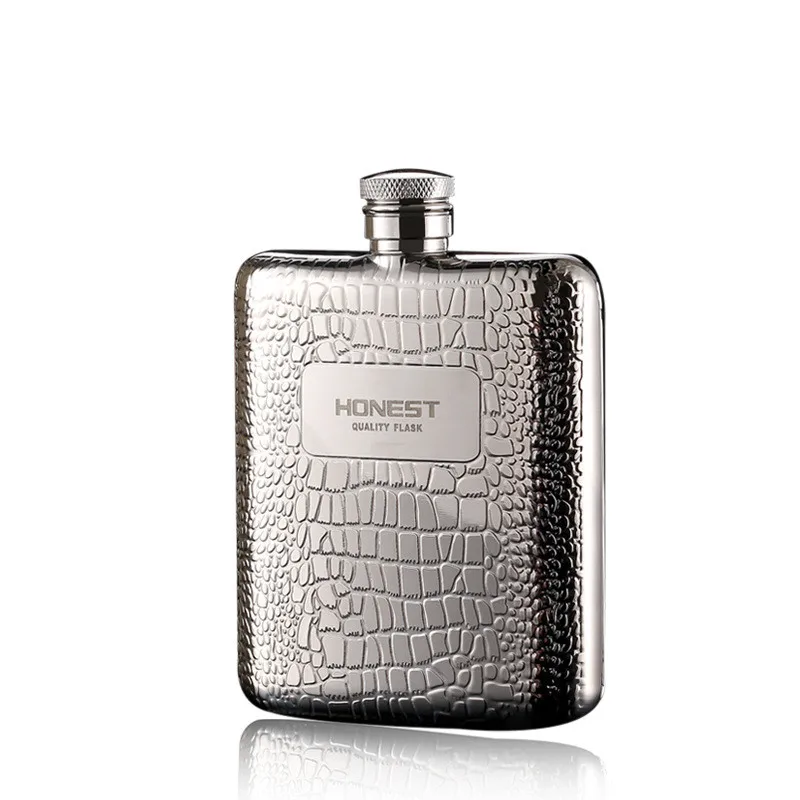 FX 6OZ Super Quality Stainless Steel 304 Hip Flask Set Canteen Wine