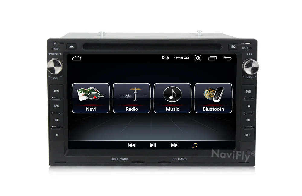 Discount New Arrival!Navifly android8.1 Car stereo head unit navigation GPS NAVI DVD player for VW/Volkswagen/PASSAT/B5/MK5/GOLF/POLO 11