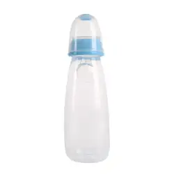 2019 новая силиконовая детская бутылка с ложкой пищевая добавка рисовая паста бутылочки для кормления удобные и практичные BPA бесплатно 240 мл