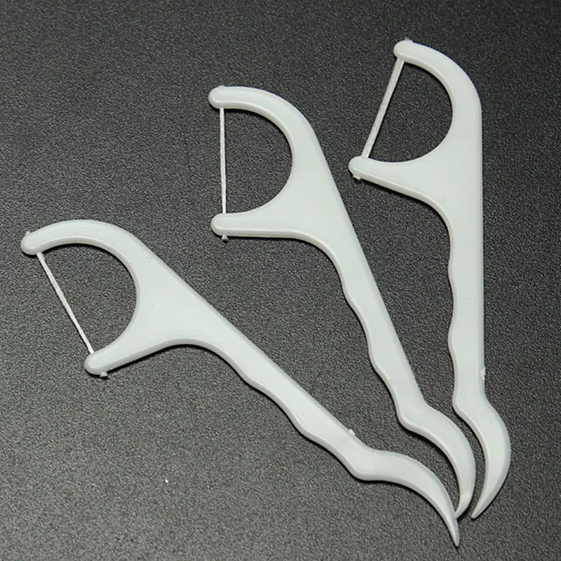 20pcs/lot Dental Flosser Oral Care Interdental Brush Teeth Stick