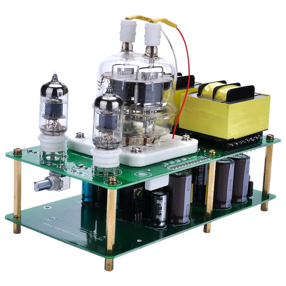 APPJ FU32/832A+6J1x2 New DIY Tubes Headphone Amplifier for DIYer FU32 Single-Ended Class A Tube Amplifier Audio Power Amp Board