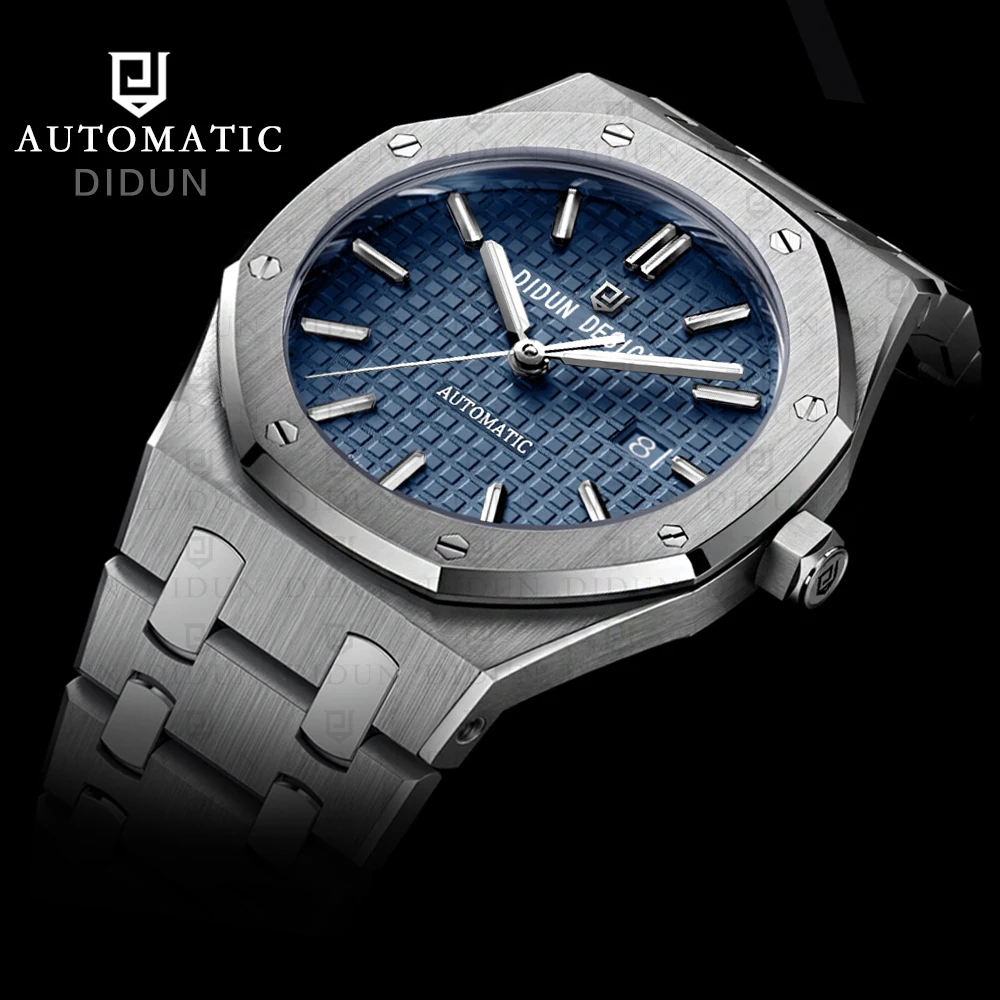 

DIDUN Watch Men Top Brand Luxury Mechanical Automatic Watch Military Business Simple Male WristWatch Waterproof 30m Watch