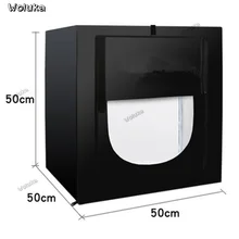 50 см затемнения светодиодный студийный набор реквизит для фотосессий светильник простые фотолампа флексографские принтеры коробка CD50 T13