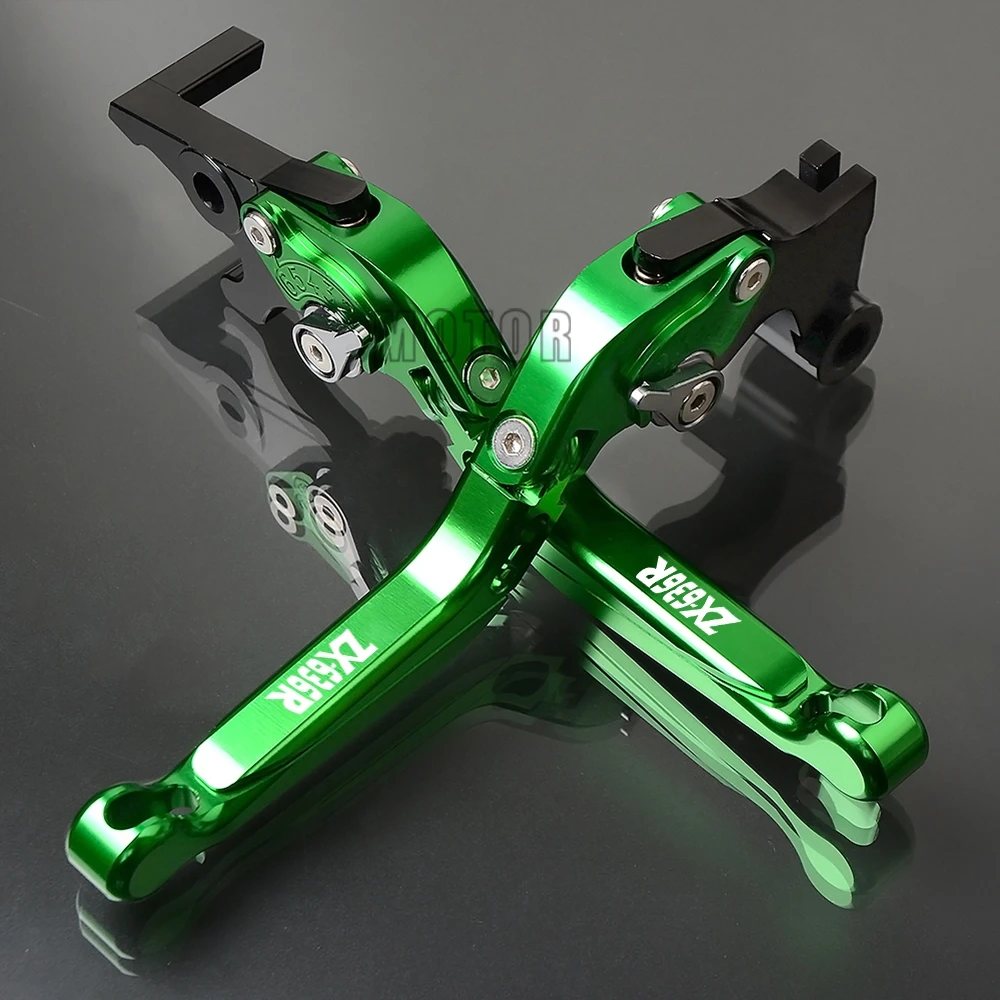 Для Kawasaki NINJA ZX636R ZX-636R 2000- ZX 636 R мотоцикла с ЧПУ сцепные рычаги Регулируемый складной выдвижной - Цвет: For ZX636R 2005-2006