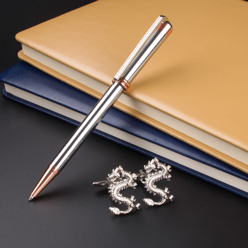 Luxury Stationery Executive Office Supplies 218 Silver raised Ballpoint