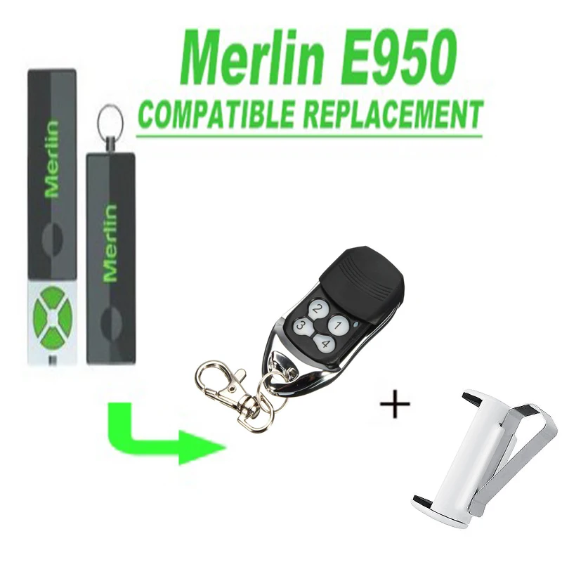 

5pcs Merlin+2.0 E950 garage door repalcement remote control