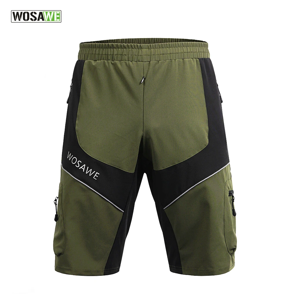 WOSAWE Multifunction Sports Shorts Waterproof Cycling Shorts Breathable Riding Bicycle Shorts