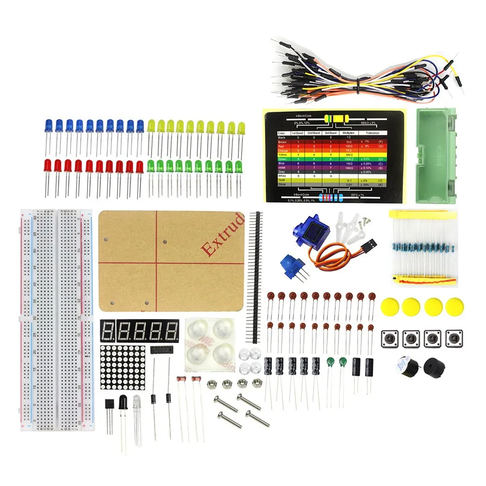 Умный пакет электронных частей посылка/Электронный 830 макет стартовый комплект для arduino DIY Kit