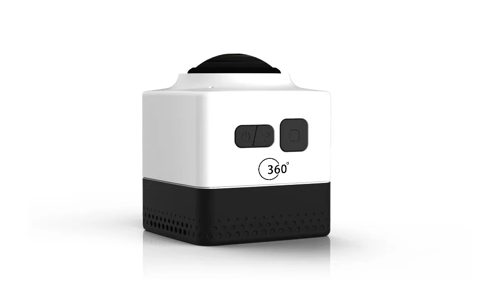 SOOCOO C-UBE360 Мини спортивная экшн-камера 360 панорамная VR камеры широкоугольная 720P 360x190 HD видеокамера Встроенная WiFi камера - Цветной: white