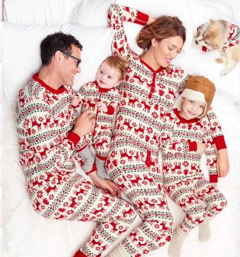 Baby Pajamas Mother Daughter Clothes Pyjamas Family Matching Pajamas