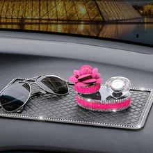 1х Автомобильная противоскользящая накладка эмблема противоскользящая накладка резиновая Мобильная липкая палочка приборная панель нескользящий коврик для автомобиля аксессуары для укладки