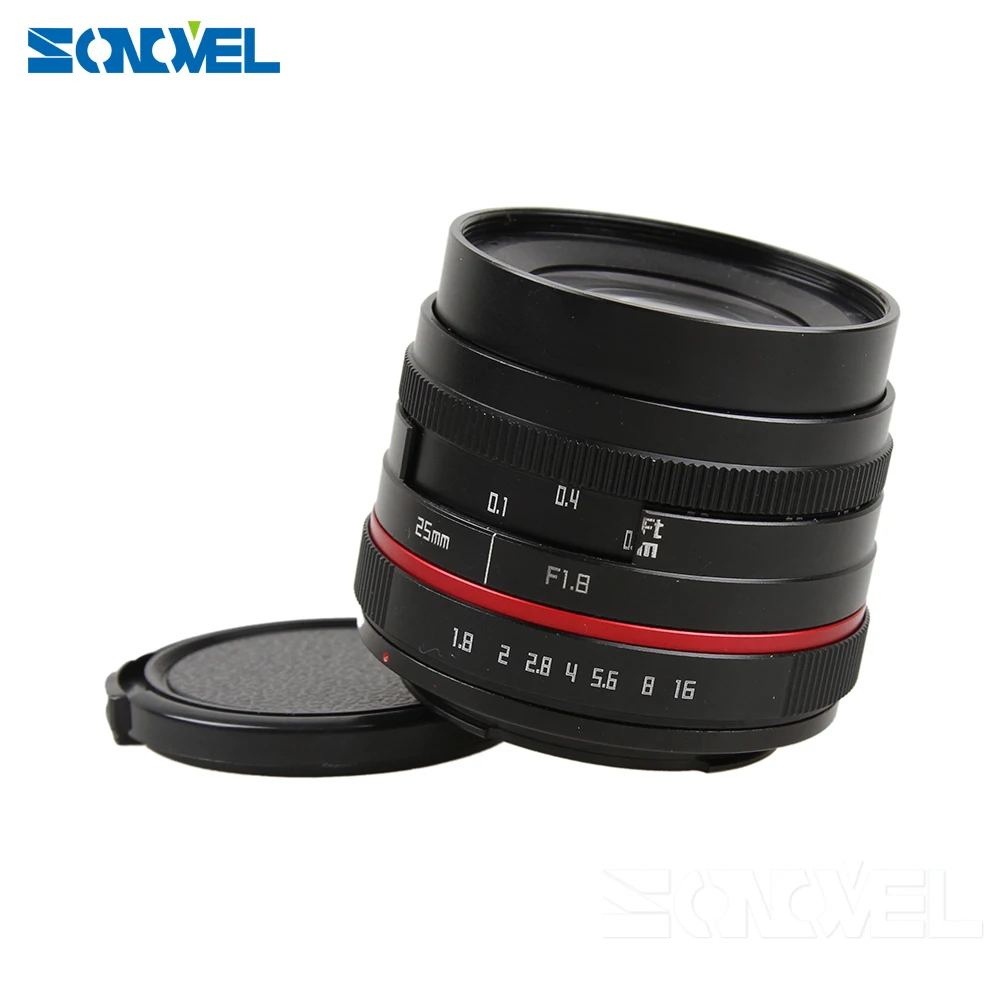 25 мм F1.8 ручной широкоугольный объектив для фотокамеры Olympus Panasonic M43 MFT EP5 GX7 GX8|lens for