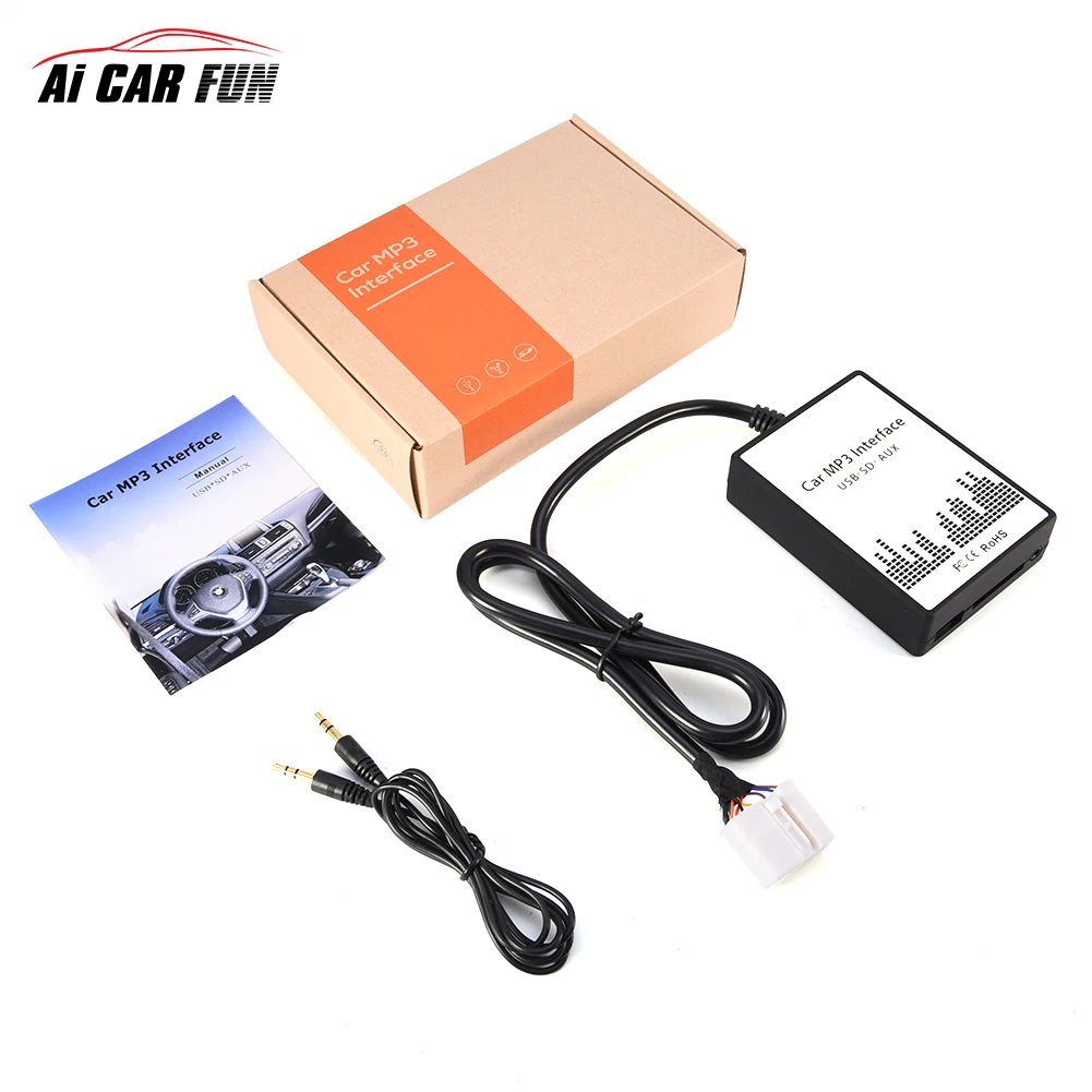 

High Quality USB SD AUX MP3 Music Adapter for Honda Accord Civic CRV Acura CSX MDX RDX Interface Charger Car Styling Parts