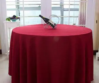 Высокое качество полиэстер однотонный полосатый круглый стол крышка обеденный стол скатерть Конференция крюк цветок отель офис свадьба - Цвет: 1