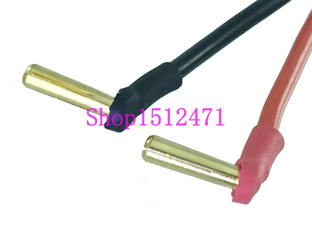 XT60 Male to 4mm motor banana cross bullet Right angle 12AWG Battery cable 