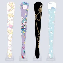 Женские облегающие высокие чулки для девочек, Женский пикантный чулок, женские модные эластичные чулки выше колена, летние чулки для девочек, 6SW40