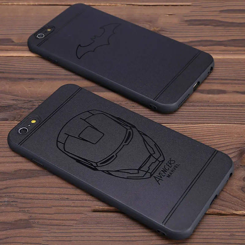 Чехол Superheroe для iPhone 8 7 6 6s Plus Тонкий силиконовый чехол i Phone мягкая задняя крышка из