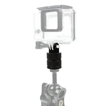 

Aluminium 360 Degree Rotation 12 Direction Positions Camera CNC Connector Tripod Mount for GoPro Hero 2 3 3+ 4 SJ4000 +FS F15580