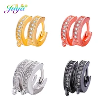 Juya DIY Jewelry Making Supplies 4 Colors 12styles Hoop Earrings Hooks Accessories For Women Fashion Earrings Making Components Juya DIY Jewelry Making Supplies 4 Colors 12styles Hoop Earrings Hooks Accessories For Women Fashion Earrings Making Components