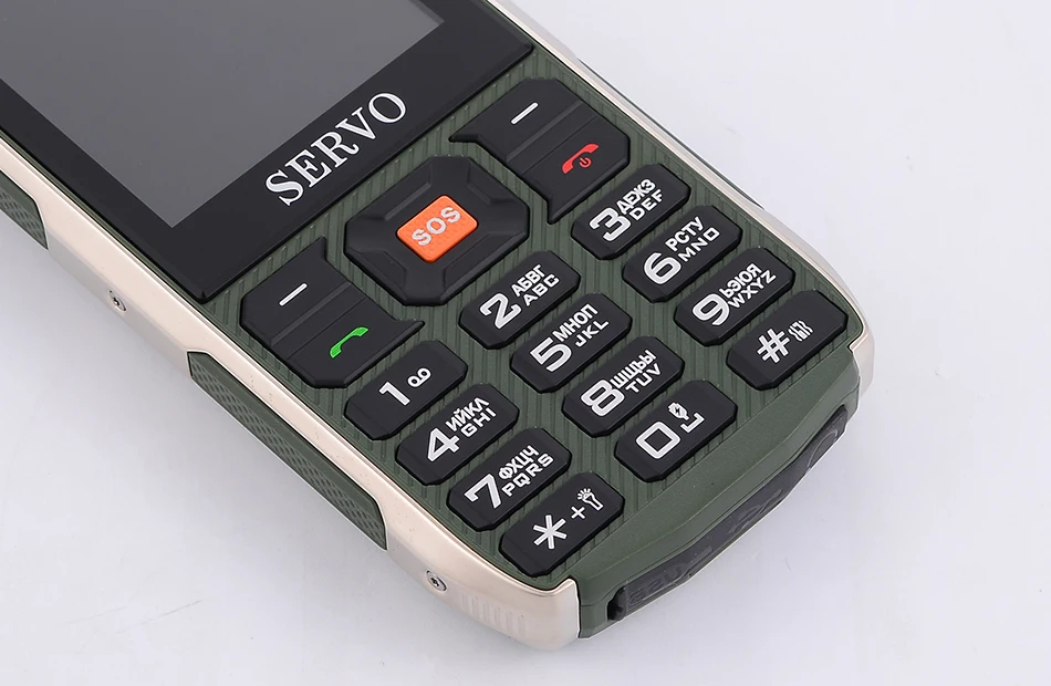 Мобильный телефон SERVO H8, 2,8 дюйма, 4 sim-карты, 4 режима ожидания, Bluetooth, фонарик, GPRS, внешний аккумулятор, телефоны, русская клавиатура, мобильный телефон