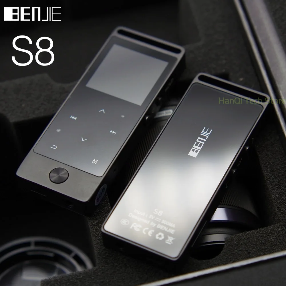 Новейший Bluetooth 4 0 mp3 плеер с сенсорным экраном BENJIE S8 спортивный музыкальный без