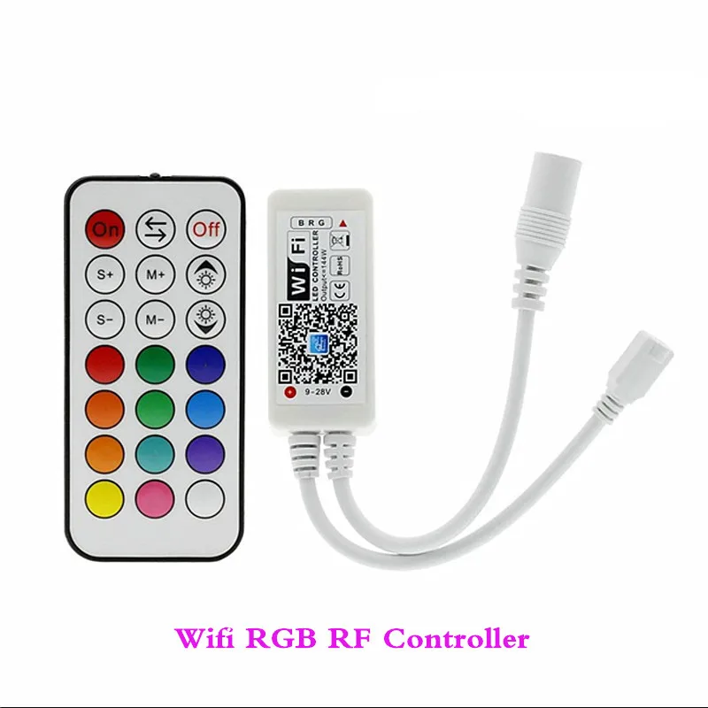 2835 3014 3528 5050 RGB RGBW светодиодные полосы WiFi Bluetooth контроллер Amazon Alexa Google iOS Android приложение ИК RF пульт дистанционного управления