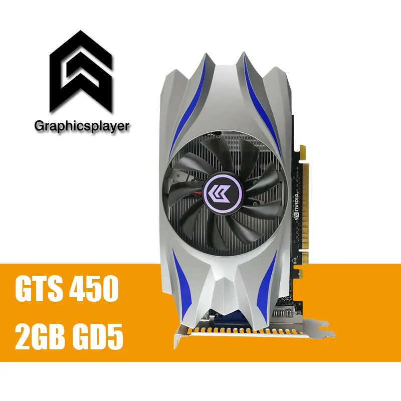 

For PC PCI-E 2GB DDR5 128Bit GTS450 Graphics Card fan Placa de Video carte graphique Video Card for Nvidia GTS450 DVI