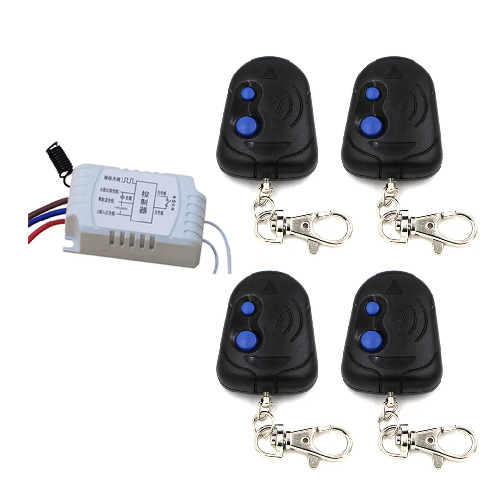 New Arrival AC220V 1CH RF Wireless Remote Control Switch Simple Operation with Manual Button 1