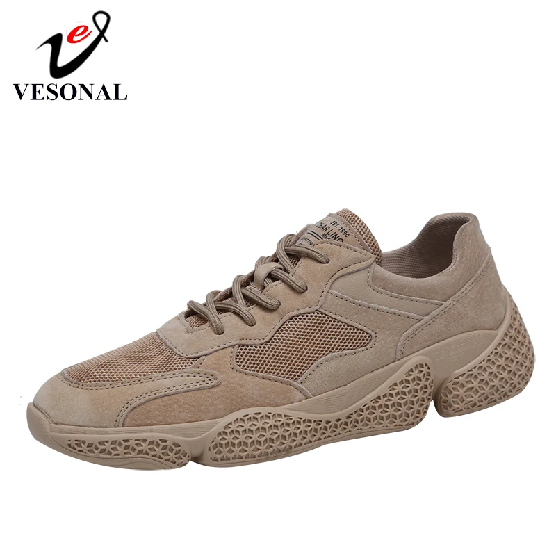 

VESONAL Brand Trend Sneaker Man For Adult Casual Shoes Male Fashion Comfortable Running Shoes Quality Rubber Wear-resistant
