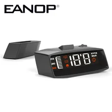 EANOP i-Smart HUD A100 Head up display Car detector Speed projector OBD2 Speedometer Car alarm for Toyota ford Starline
