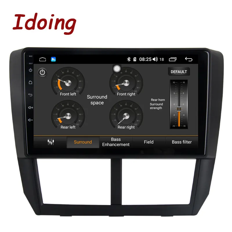 Idoing 1Din " Автомобильный Радио gps мультимедийный плеер Android 8,1 для Subaru Forester 2008-2012 4G+ 64G Восьмиядерный навигатор быстрая загрузка