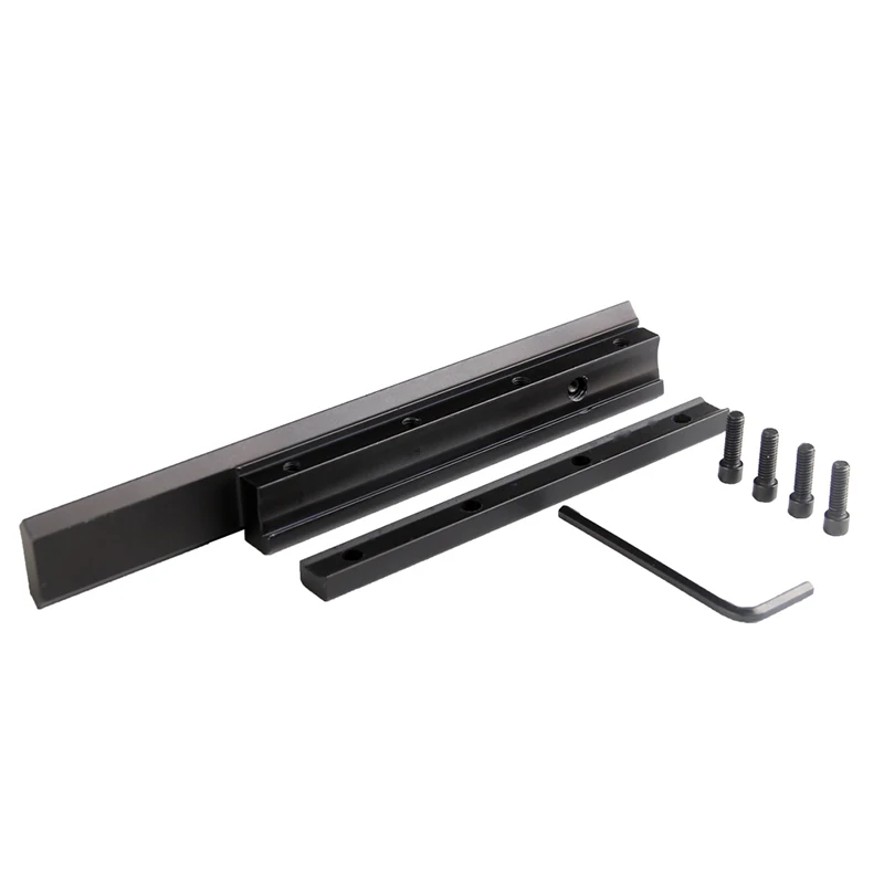 Scope Extension Rail Mount Base Adapter 11mm to 20mm Converter 15.5cm Length 14 slots Dovetail Picatinny Weaver for Tactical Hunting Accessory RL1-0030 (9)